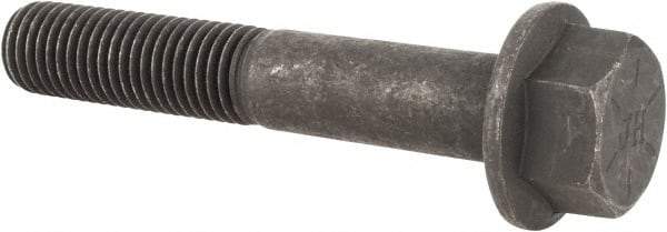 Value Collection - 3/4-10 UNC, 4-1/2" Length Under Head, Hex Drive Flange Bolt - 1-3/4" Thread Length, Grade 8 Alloy Steel, Smooth Flange, Phosphate & Oil Finish - Caliber Tooling