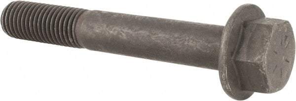 Value Collection - 3/4-10 UNC, 5" Length Under Head, Hex Drive Flange Bolt - 1-3/4" Thread Length, Grade 8 Alloy Steel, Smooth Flange, Phosphate & Oil Finish - Caliber Tooling