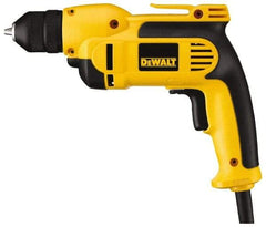 DeWALT - 3/8" Keyless Chuck, 2,500 RPM, Pistol Grip Handle Electric Drill - 8 Amps, Reversible - Caliber Tooling