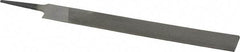 Value Collection - 8" Long, Second Cut, Knife American-Pattern File - Double Cut, 3/16" Overall Thickness, Tang - Caliber Tooling