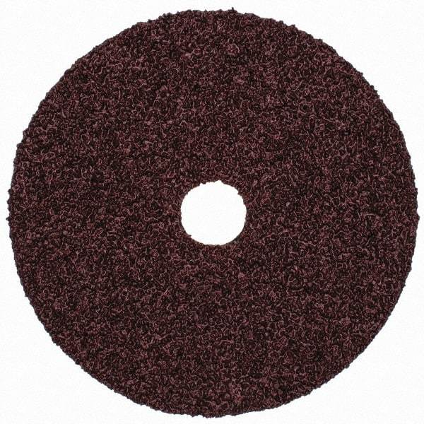 3M - 4" Diam 5/8" Hole 24 Grit Fiber Disc - Very Coarse Grade, Aluminum Oxide, Series 381C - Caliber Tooling