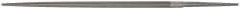 Grobet - 8" Standard Precision Swiss Pattern Round File - Double Cut, 5/16" Width Diam, With Tang - Caliber Tooling