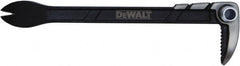 DeWALT - 10" OAL Double End Claw Bar - 1/2" Wide, Steel - Caliber Tooling