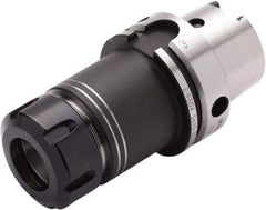 Seco - 0.039" to 0.63" Capacity, 6.299" Projection, HSK100A Hollow Taper, ER25 Collet Chuck - 8.268" OAL - Exact Industrial Supply