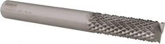 Seco - 8mm Diam, End Mill End, Solid Carbide Diamond Pattern Router Bit - Right Hand Cut, 2-61/64" OAL, Use on Composites - Caliber Tooling