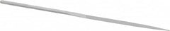 Grobet - 5-1/2" Needle Precision Swiss Pattern Knife File - Round Handle - Caliber Tooling