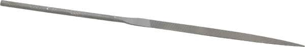 Grobet - 6-1/4" Needle Precision Swiss Pattern Knife File - Round Handle - Caliber Tooling