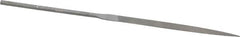 Grobet - 6-1/4" Needle Precision Swiss Pattern Knife File - Round Handle - Caliber Tooling