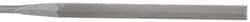 Grobet - 5-1/2" Needle Precision Swiss Pattern Slitting File - Round Handle - Caliber Tooling