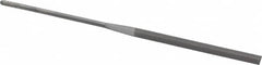 Grobet - 5-1/2" Needle Precision Swiss Pattern Slitting File - Round Handle - Caliber Tooling