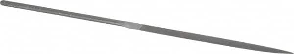 Grobet - 6-1/4" Needle Precision Swiss Pattern Three Square File - Round Handle - Caliber Tooling