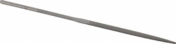 Grobet - 5-1/2" Needle Precision Swiss Pattern Warding File - Round Handle - Caliber Tooling