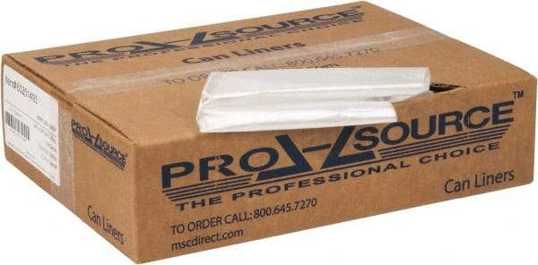 PRO-SOURCE - 0.31 mil Thick, Household/Office Trash Bags - 24" Wide x 24" High, Clear - Caliber Tooling