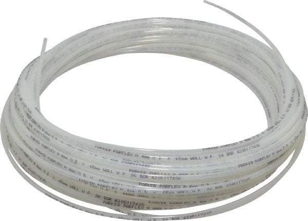 Parker - 4mm OD, 100' Long, Nylon Tube - Natural, 300 Max psi, -65 to 200°F - Caliber Tooling