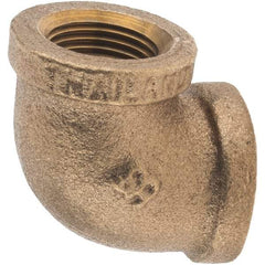 Merit Brass - Class 125, 3/8" Internal Pipe, Brass 90° Street Elbow - FBSPT x FBSPT - Caliber Tooling