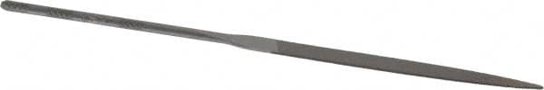 Nicholson - 6-1/4" Needle Precision Swiss Pattern Flat File - Round Handle - Caliber Tooling