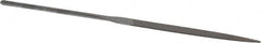 Nicholson - 6-1/4" Needle Precision Swiss Pattern Flat File - Round Handle - Caliber Tooling