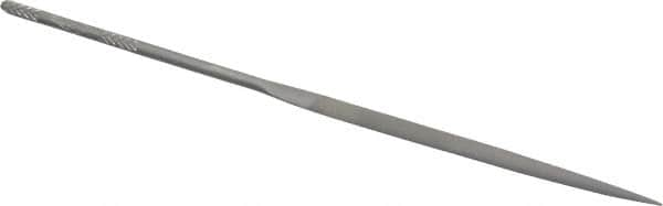 Nicholson - 5-1/2" Needle Precision Swiss Pattern Half Round File - Round Handle - Caliber Tooling