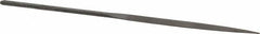 Nicholson - 5-1/2" Needle Precision Swiss Pattern Half Round File - Round Handle - Caliber Tooling