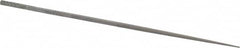 Nicholson - 4" Needle Precision Swiss Pattern Round File - Round Handle - Caliber Tooling