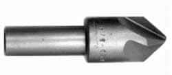 Hertel - 3/4" Head Diam, 1/2" Shank Diam, 4 Flute 100° High Speed Steel Countersink - 2-11/16" OAL, Straight Shank - Caliber Tooling