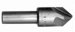 Hertel - 3/8" Head Diam, 1/4" Shank Diam, 4 Flute 100° High Speed Steel Countersink - Caliber Tooling