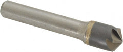 Made in USA - 1/2" Head Diam, 3/8" Shank Diam, 6 Flute 120° Solid Carbide Countersink - Caliber Tooling