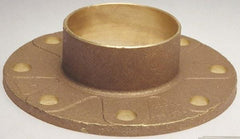 NIBCO - 6" Pipe, 11" OD, Cast Copper Companion Pipe Flange - 125 psi, C End Connection, 9-1/2" Across Bolt Hole Centers - Caliber Tooling