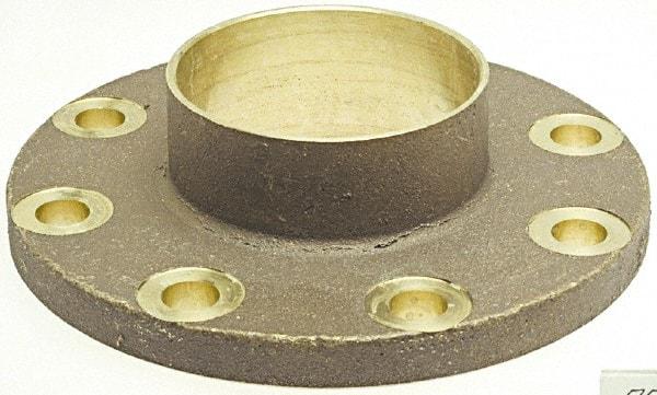 NIBCO - 1" Pipe, 4-1/4" OD, Cast Copper Companion Pipe Flange - 150 psi, C End Connection, 3-1/8" Across Bolt Hole Centers - Caliber Tooling