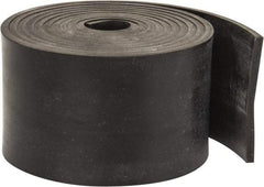 Made in USA - 1/8" Thick x 2" Wide x 60" Long, Plain Backed Neoprene Rubber Strip - Stock Length, 60 Shore A Durometer, 2,500 psi Tensile Strength, -40 to 225°F, Black - Caliber Tooling