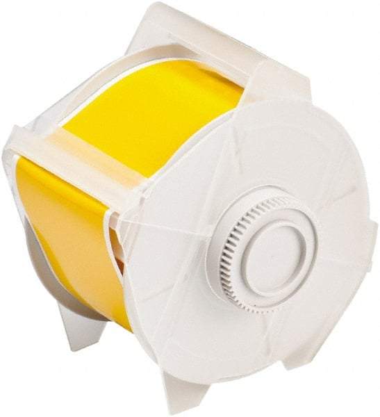 Brady - 2-1/4" Wide x 1,200" Long, Yellow Vinyl Tape - For Globalmark Industrial Labeling System - Caliber Tooling