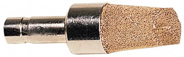 Legris - Plug In, 68mm OAL, Muffler - 175 Max psi, 11 CFM, 108 Decibel Rating, Sintered Bronze - Caliber Tooling