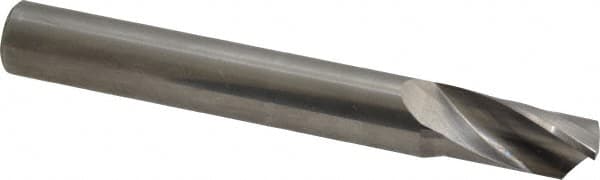 Onsrud - 3/8" Cutting Diam x 3/4" Length of Cut, 1 Flute, Upcut Spiral Router Bit - Uncoated, Right Hand Cut, Solid Carbide, 3" OAL x 3/8" Shank Diam, Single Edge, 22° Helix Angle - Caliber Tooling