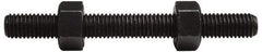 Value Collection - 1-1/8 - 8, 6-1/2" Long, Uncoated, Steel, Fully Threaded Stud with Nut - Grade B7, 1-1/8" Screw, 7B Class of Fit - Caliber Tooling