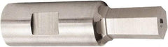 Hassay-Savage - 6mm Hexagon Rotary Broach - 3/8" Depth of Cut, 1/2" Shank - Caliber Tooling