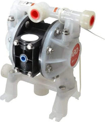 ARO/Ingersoll-Rand - 1/2" NPT, Nonmetallic, Air Operated Diaphragm Pump - Nitrile Diaphragm, Polypropylene Housing - Caliber Tooling