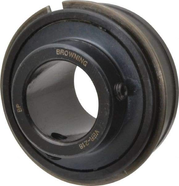 Browning - 1-1/8" ID x 2.4409" OD, 4,381 Lb Dynamic Capacity, ER Style Insert Bearing - 52100 Steel Insert, 7/8" Race Width, 2,567 Lb Static Capacity - Caliber Tooling