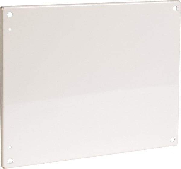 Cooper B-Line - 16-7/8" OAW x 20-7/8" OAH Powder Coat Finish Electrical Enclosure Flanged Panel - 24" x 20" Box, 12 Gauge Steel, Use with 20246-12/20248-12/242010-12/242012-12/242016-12/24206-12/24208-12 - Caliber Tooling