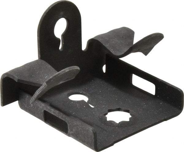 Cooper B-Line - 1/4" Max Flange Thickness, 1/4" Rod Flange Beam Clamp - 100 Lb Capacity, Spring Steel - Caliber Tooling