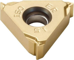 Seco - 16ER External Right Hand ISO Laydown Threading Insert - Grade CP500, TiAlN/TiN Coated Carbide - Caliber Tooling