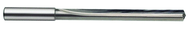 9.5mm Dia. - Carbide Straight Flute 7xD Drill-130° 4-Facet Point-Coolant-Bright - Caliber Tooling