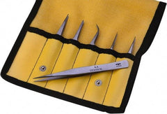 Aven - Titanium Bonded Tweezer Set - 1 Piece - Caliber Tooling