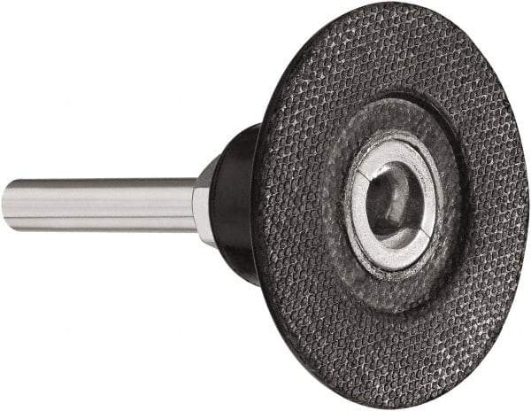 DeWALT - 3" Diam Quick-Change Disc Backing Pad - 1/4" Shank Diam, 20,000 RPM, Roloc Compatible - Caliber Tooling