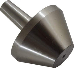 Riten - 4MT Taper, 1 to 2-1/4" Point Diam, Hardened Tool Steel Lathe Bull Nose Point - 1-9/16" OAL - Caliber Tooling