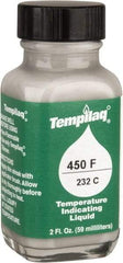 Tempil - 450°F Temp Indicating Liquid - 2 Ounce Container, 232°C - Caliber Tooling