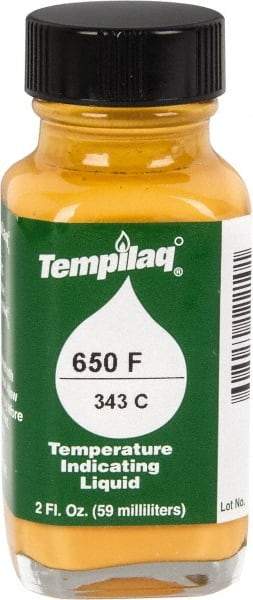 Tempil - 650°F Temp Indicating Liquid - 2 Ounce Container, 343°C - Caliber Tooling