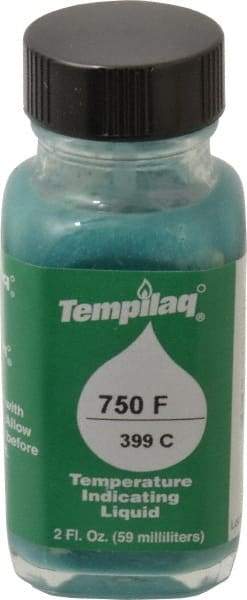 Tempil - 750°F Temp Indicating Liquid - 2 Ounce Container, 399°C - Caliber Tooling