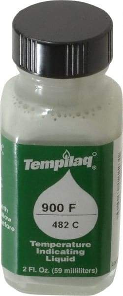 Tempil - 900°F Temp Indicating Liquid - 2 Ounce Container, 482°C - Caliber Tooling