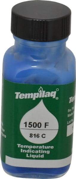 Tempil - 1,500°F Temp Indicating Liquid - 2 Ounce Container, 816°C - Caliber Tooling