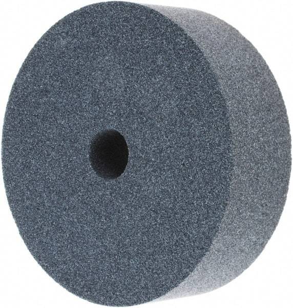 Norton - 3" Diam x 1/2" Hole x 1" Thick, H Hardness, 100 Grit Surface Grinding Wheel - Silicon Carbide, Type 1, Fine Grade, 10,825 Max RPM, Vitrified Bond, No Recess - Caliber Tooling